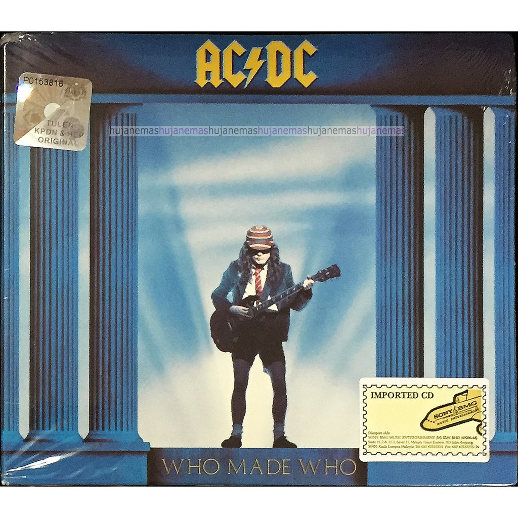 Ac Dc Acdc Who Made Who Sony Music Digipak Original Cd Imported Shopee Malaysia