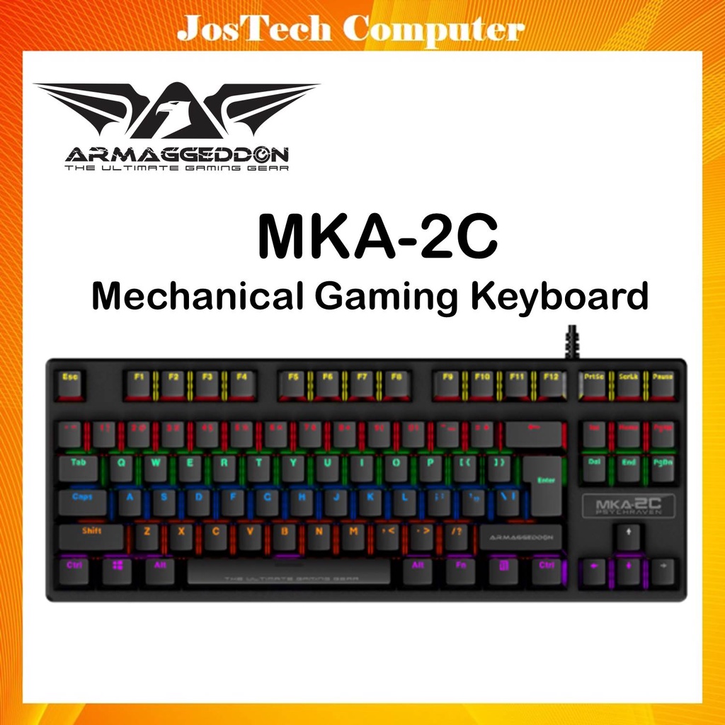 ARMAGGEDDON MKA-2C Scorpion 5 Mechanical Keyboard Gaming Mouse | Shopee ...