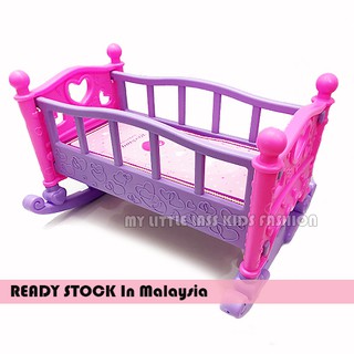 dolls rocking cot
