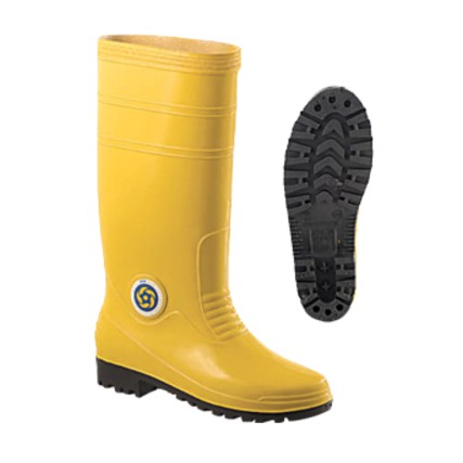 KORAKOH 7000 Yellow Rubber Boot (Industrial Plastic Shoes) Size 6 - 10 ...