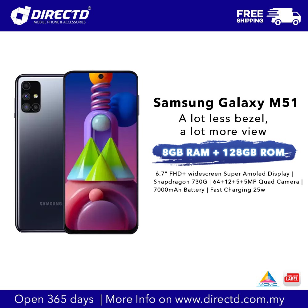 Samsung Galaxy M51 8gb Ram 128gb Rom Original Samsung My Shopee Malaysia