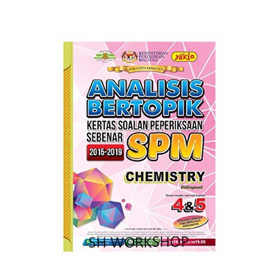 Analisis Bertopik Kertas Soalan Peperiksaan Sebenar Spm Chemistry Bilingual Shopee Malaysia