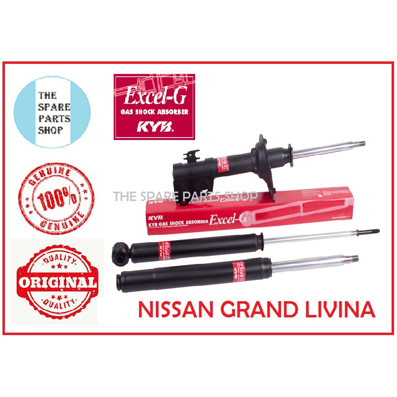 Kayaba Nissan Grand Livina Absorber Rear Gas Shopee Malaysia