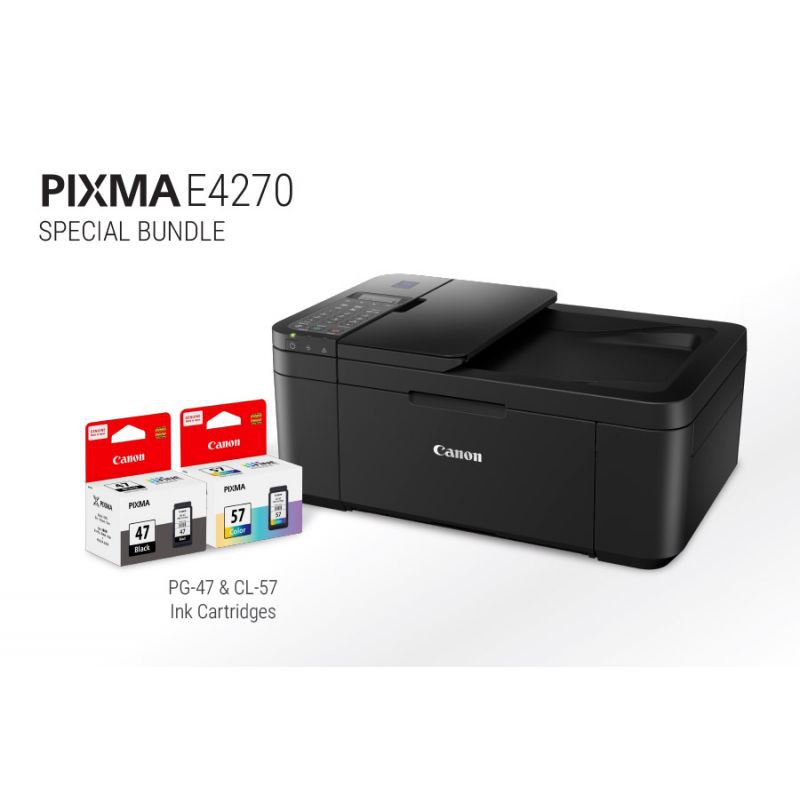 CANON Pixma E4270 ALL IN ONE Ink Efficient Fax Wifi Duplex Inkjet