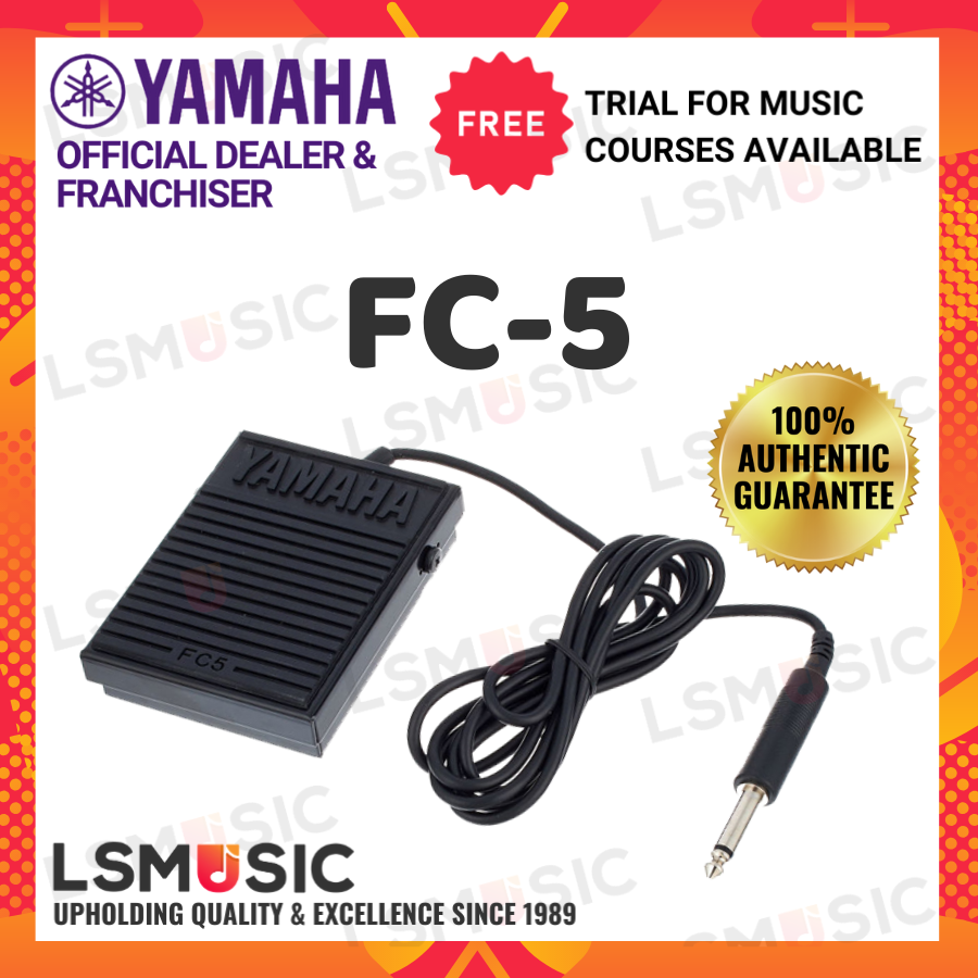 Yamaha FC5 Foot Switch Square Style Sustain Pedal (FC-5)