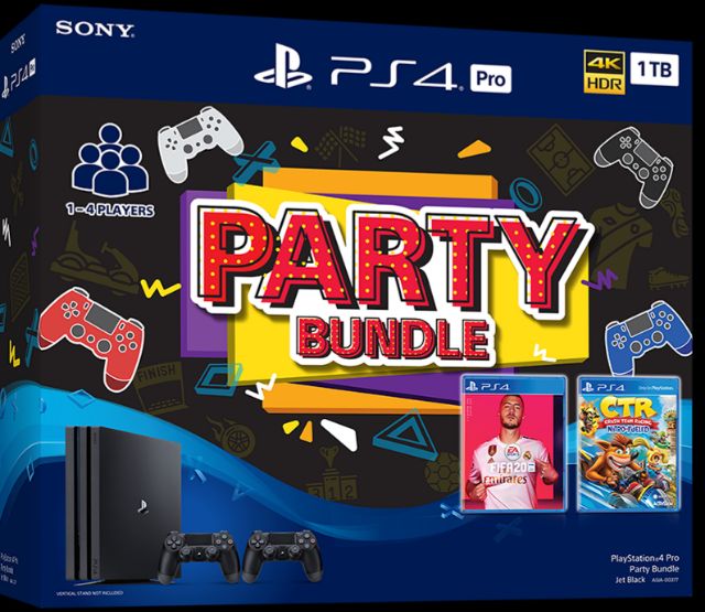 PS4 Pro 1TB Party Bundle | | FIFA20 | 2 Wireless Controller | 2 GAME ( Sony Malaysia Warranty )(NEW) | Shopee Malaysia