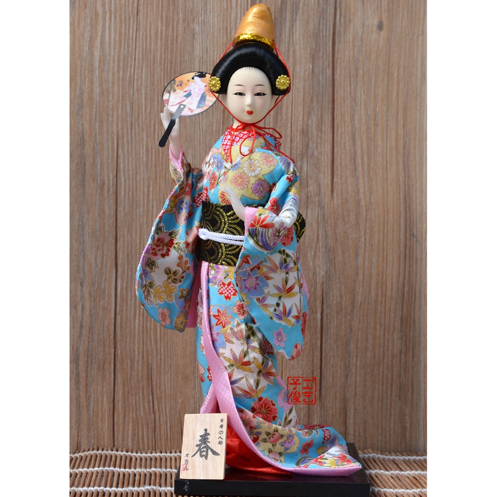 Handmade Cherry Japan Doll Handmade 西游记 手工娟人日本娃娃日本人偶礼品手工艺品实物拍摄12寸日本人形 Shopee Malaysia