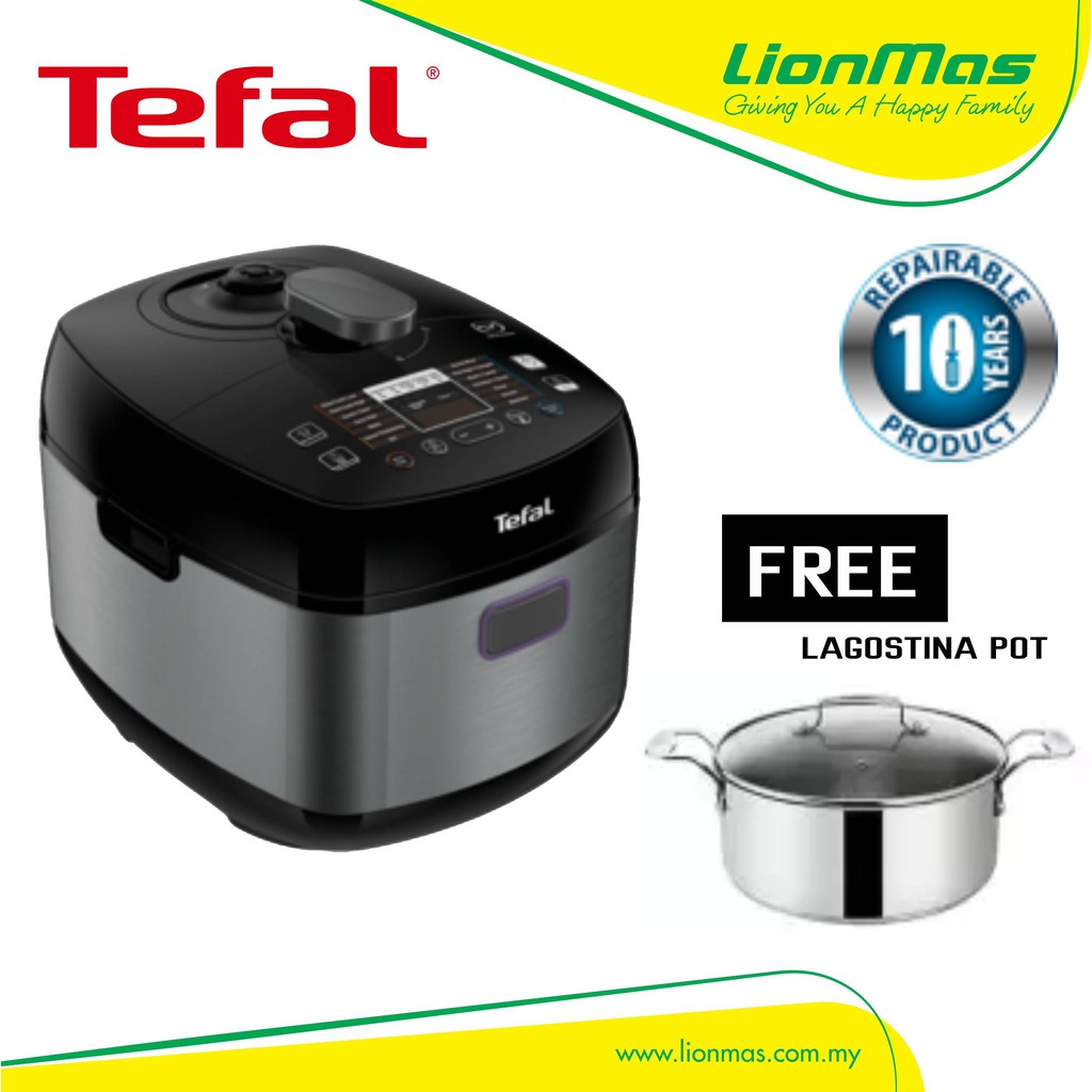 Tefal Home Chef Smart Pro Multi Pressure Cooker CY625D Shopee Malaysia