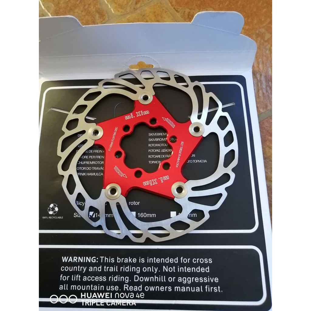 Bicycle Disc Brake Pad For MTB Road Bicycle Floating Disc Brake Float