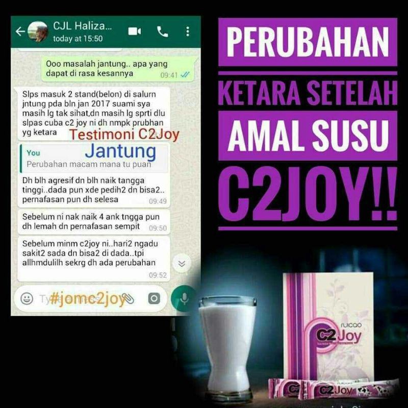 C2 Joy Kolostrum Milk Susu C2joy Ubat Sakit Lutut Saraf Stroke Pinggang Shopee Malaysia