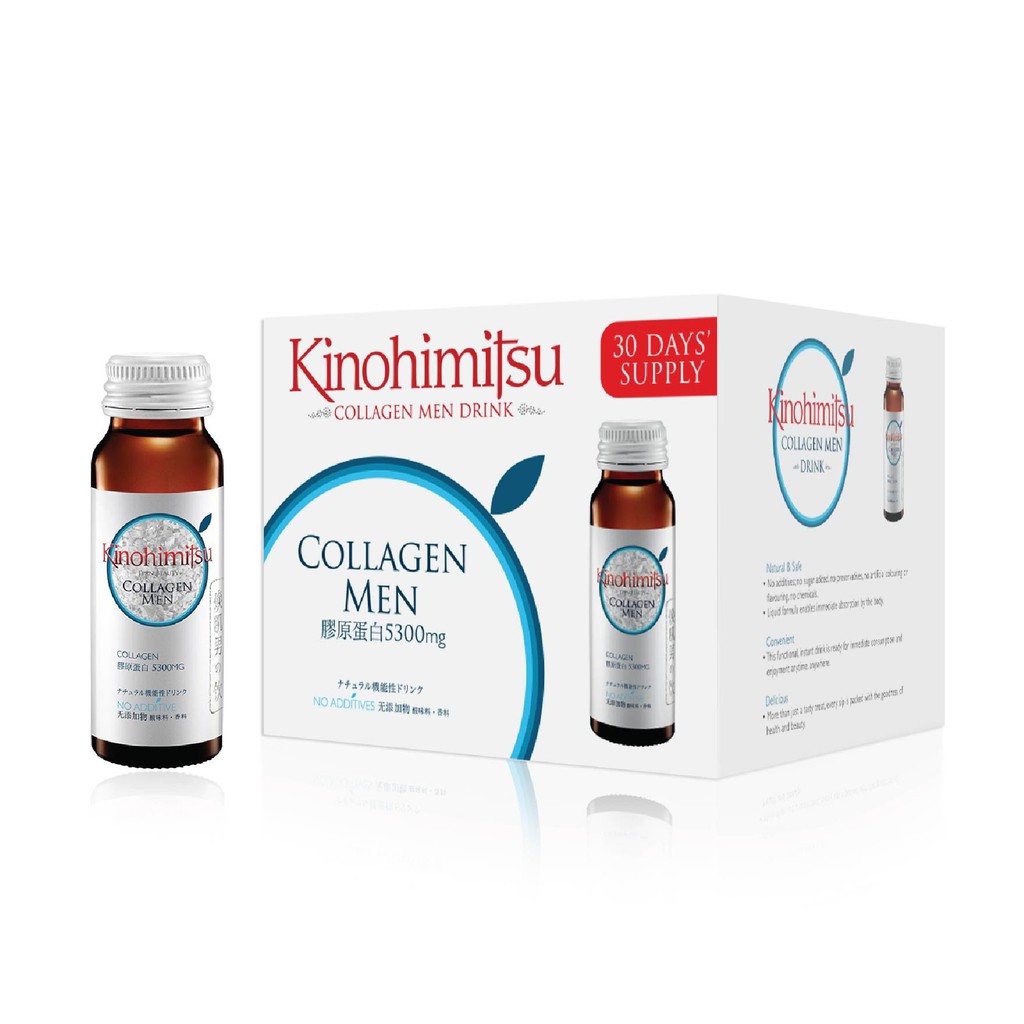 Kinohimitsu Japan Collagen Men 5300mg 50ml X 16 Shopee Malaysia