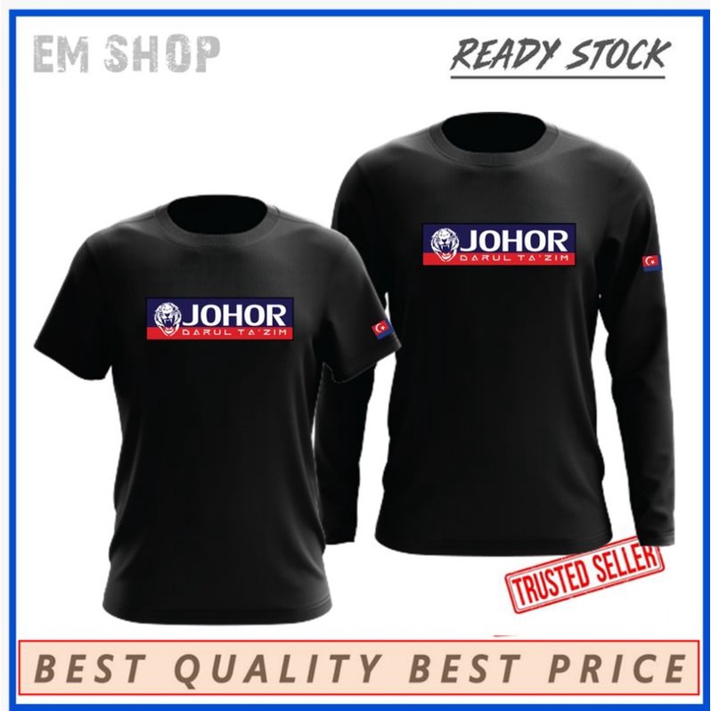 Baju Microfiber JOHOR (The JDT) Tshirt Lelaki Dan Perempuan