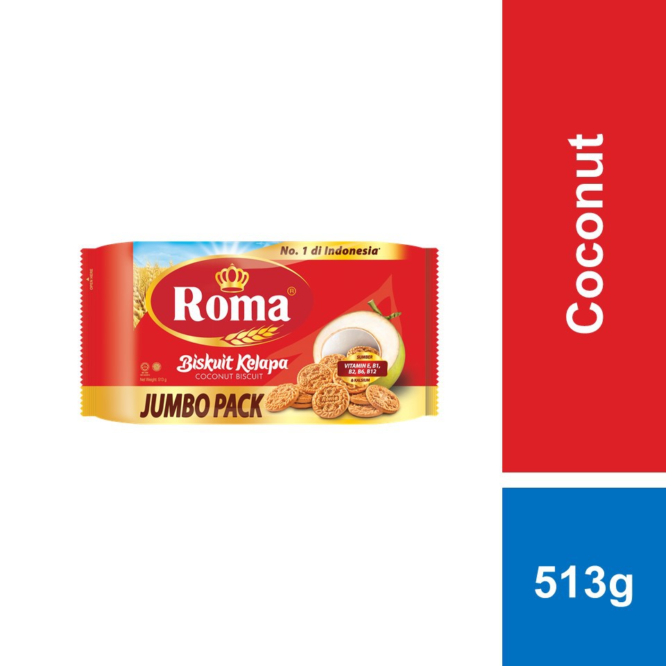 Roma Coconut Jumbo Pack 513g