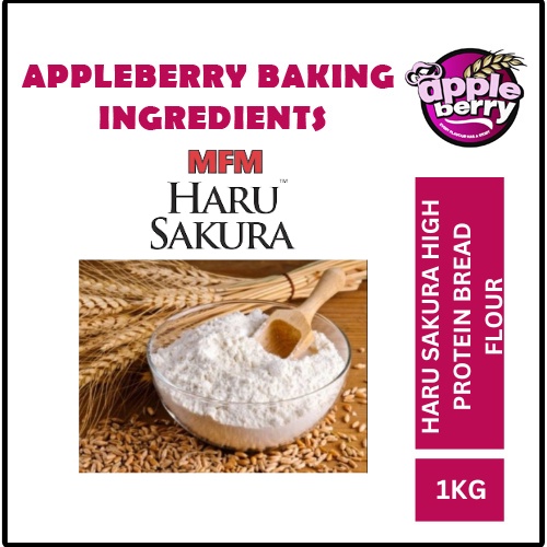 [Ready Stock] MFM Haru Sakura Premium Japanese High Protein Bread Flour(REPACK) 1kg Shopee