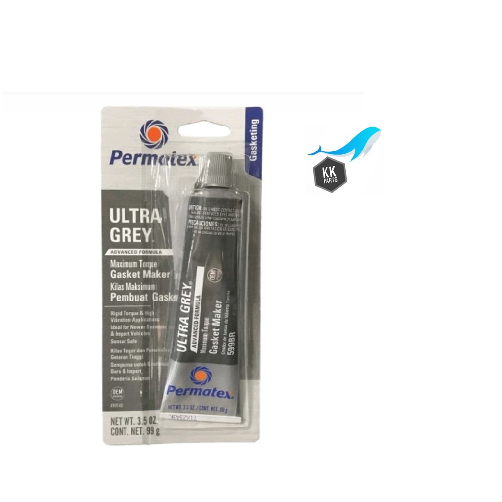 PERMATEX Ultra Grey Gasket Maker/ Gum 599BR [99G] Kilas Maksimum