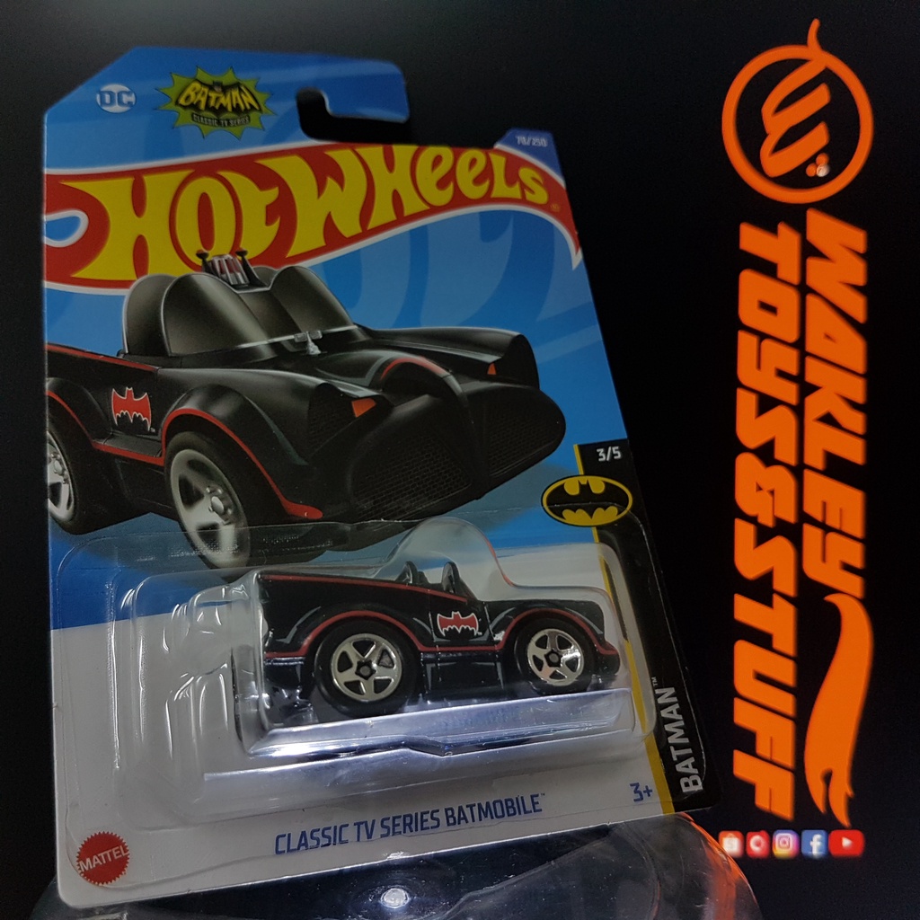 Hot Wheels Batman Classic Tv Series Batmobile (tooned) 