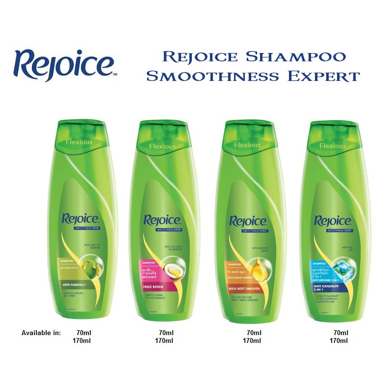 Rejoice Shampoo Smoothness Expert 70ml / 170ml Shopee Malaysia