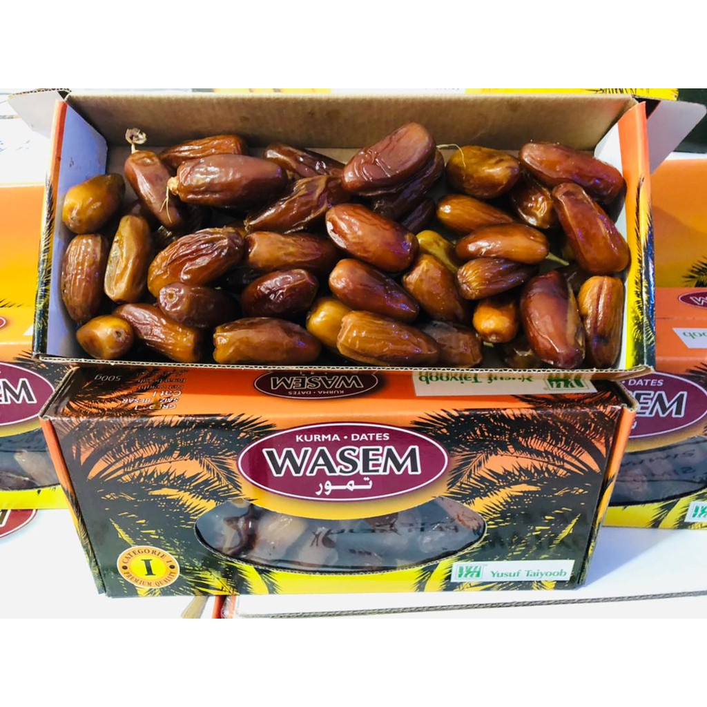 Yusuf Taiyoob Kurma Wasem 500g Buah Kurma Baru Season 2021 Shopee Malaysia