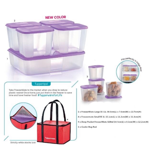 Tupperware FreezerMate Compact Set (Full)