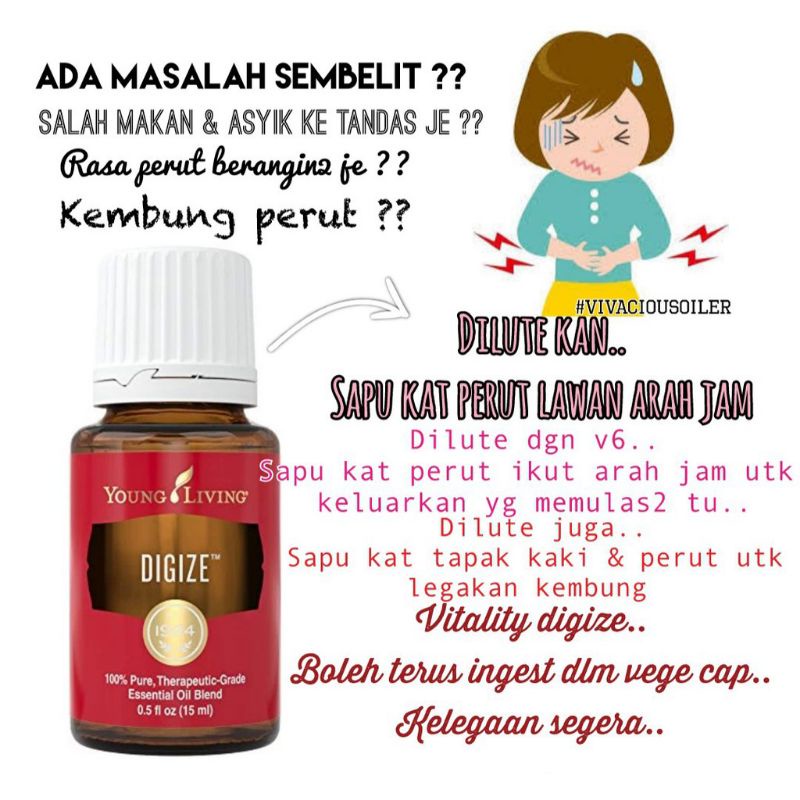 DIGIZE ESSENTIAL OIL YOUNG LIVING 💯 AUTHENTIC Shopee Malaysia