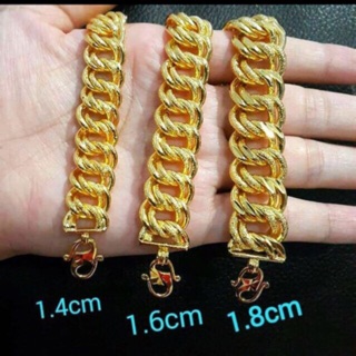  GELANG  SAJAT  COCO  LEBAR 3CM GELANG  TANGAN DEWASA EMAS 