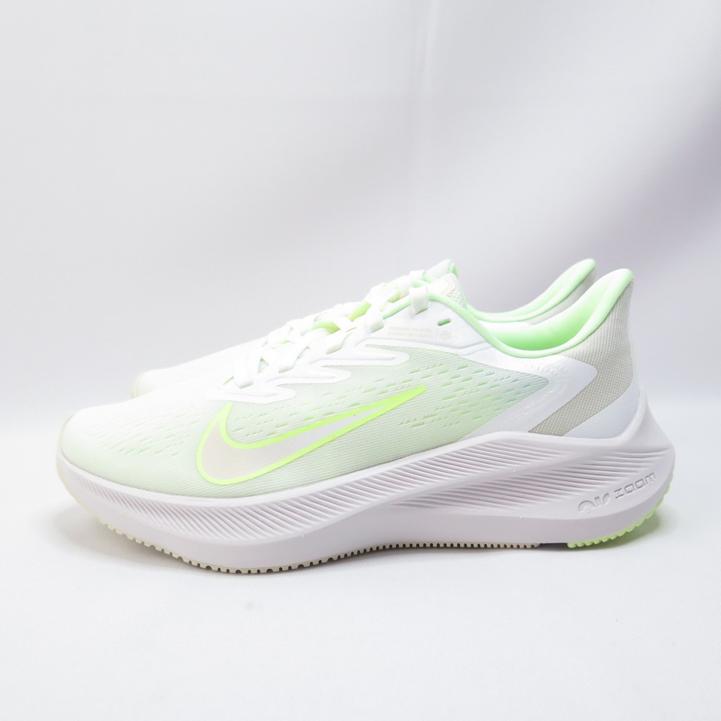 fluorescent green tennis shoes