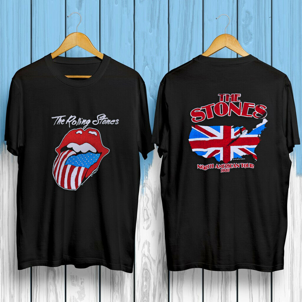 rolling stones north american tour 1981 shirt