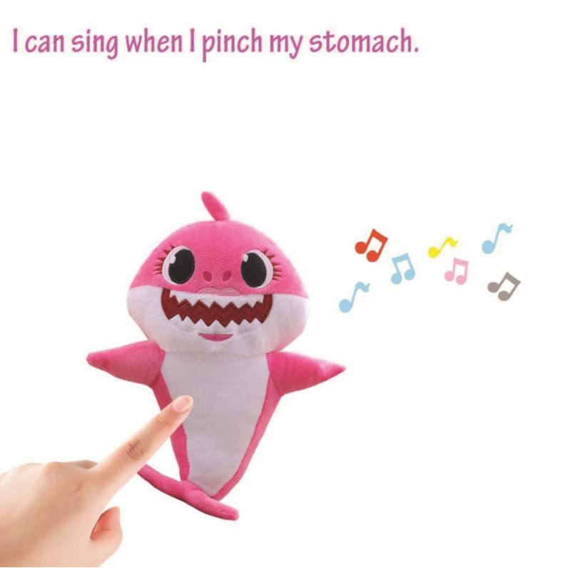 Cute Doll 32cm Singing + Glowing Baby Shark Dododo Pinkfong Animal Toys ...