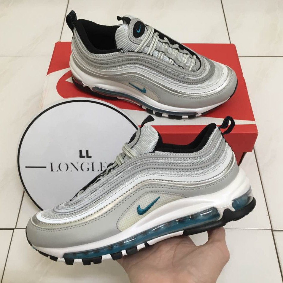 air max 97 silver blue