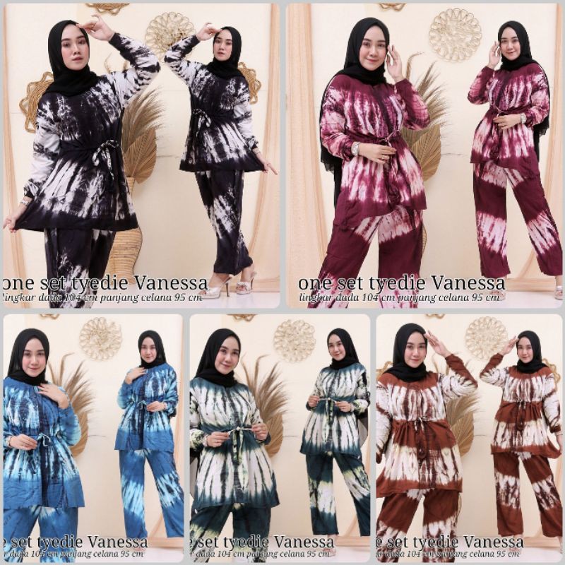 One SET SIBORI TYEDIE VANESSA DRAWER STRAP