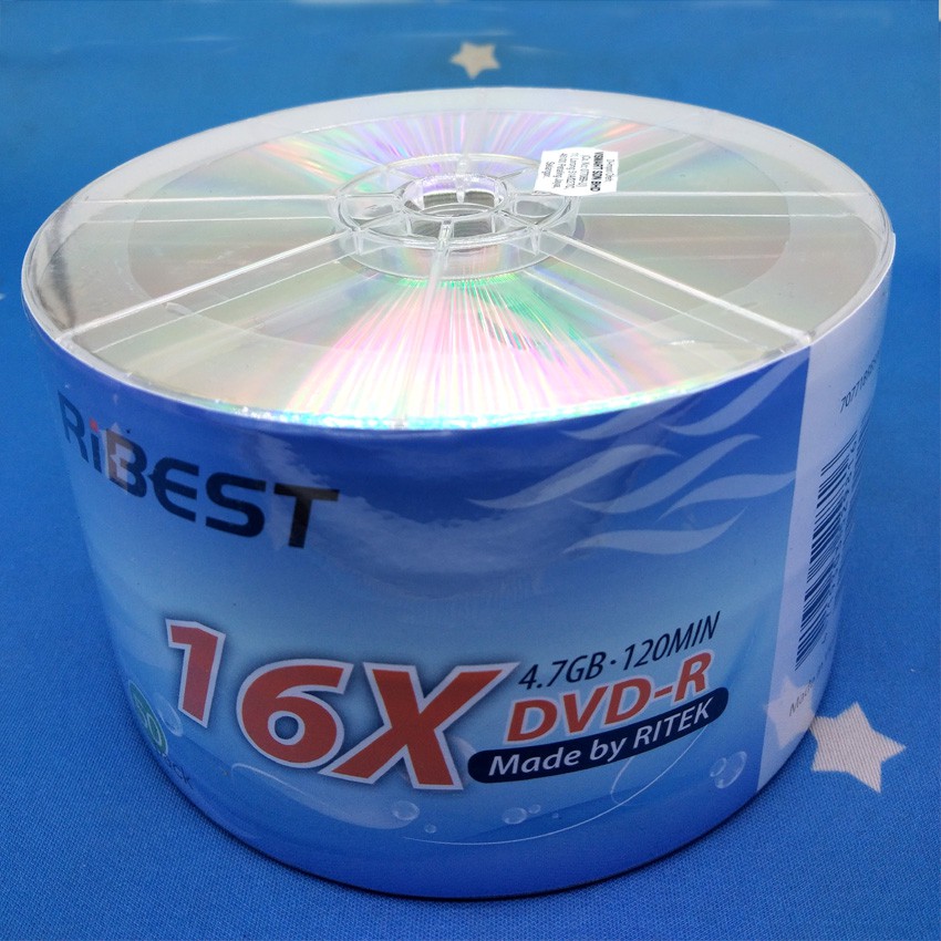 Ribest 50Pcs/pk DVD-R / DVD+R 16X 4.7GB 120Min | Shopee Malaysia