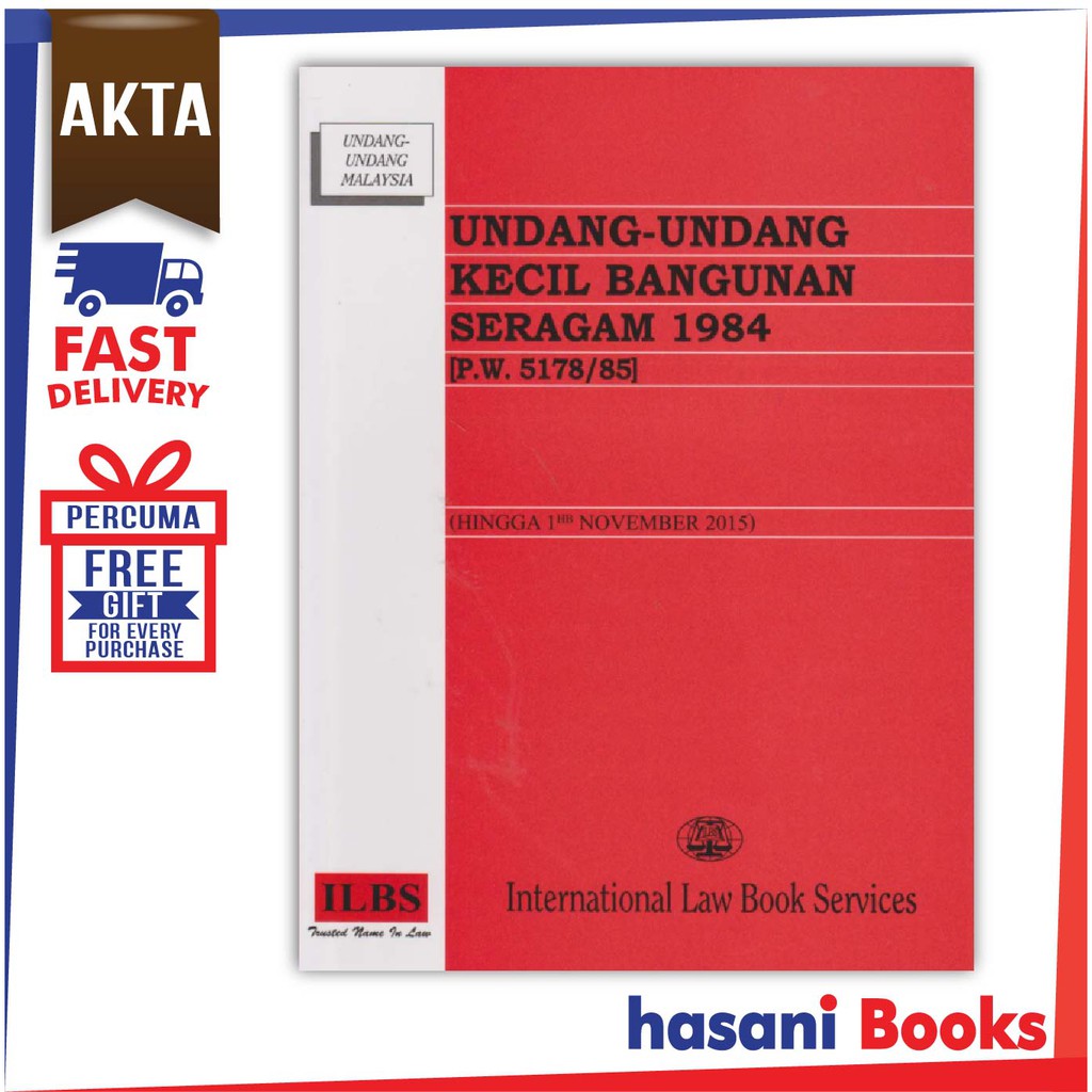 Hasani Ilbs Undang Undang Kecil Bangunan Seragam 1984 9789678915700 Shopee Malaysia