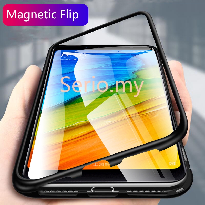 In Stock Magnetic Case For Redmi Note 8 7 6 5 Pro Clear Tempered Glass Back Cover Shopee Malaysia - xiaomi redmi note 5 pro 5d tempered screen guard by robux 4d