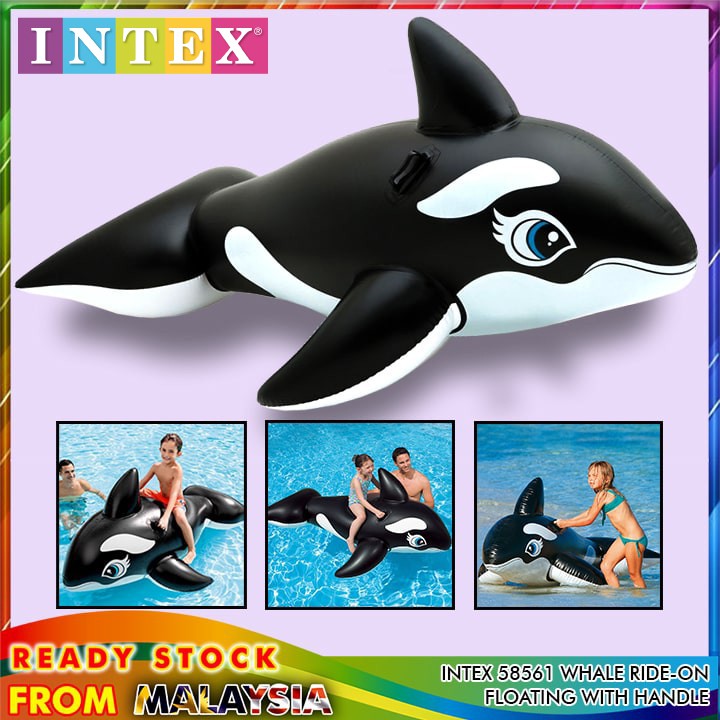intex whale ride on