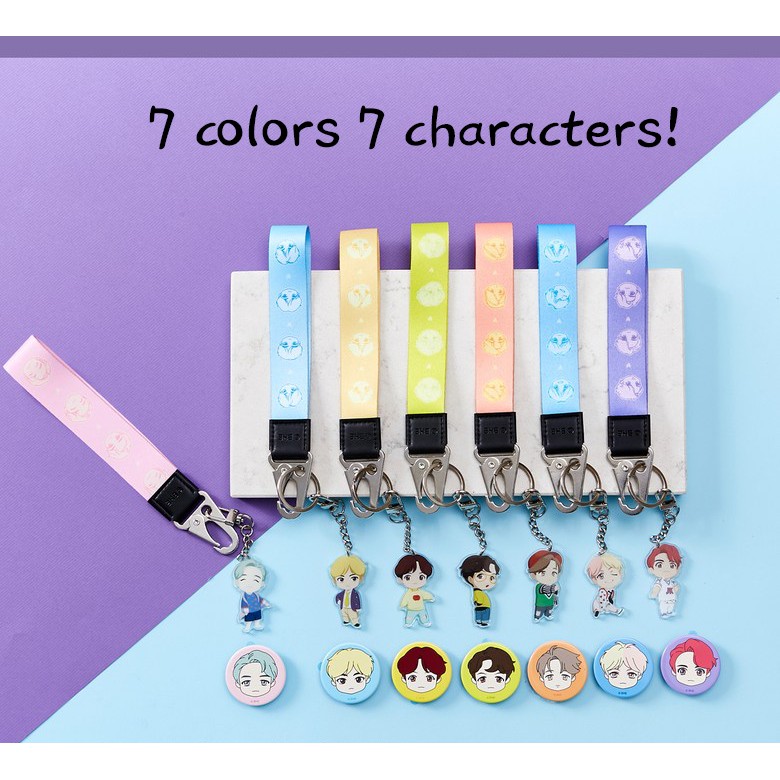 BTS Character Strap Keychain TINYTAN Shopee Malaysia