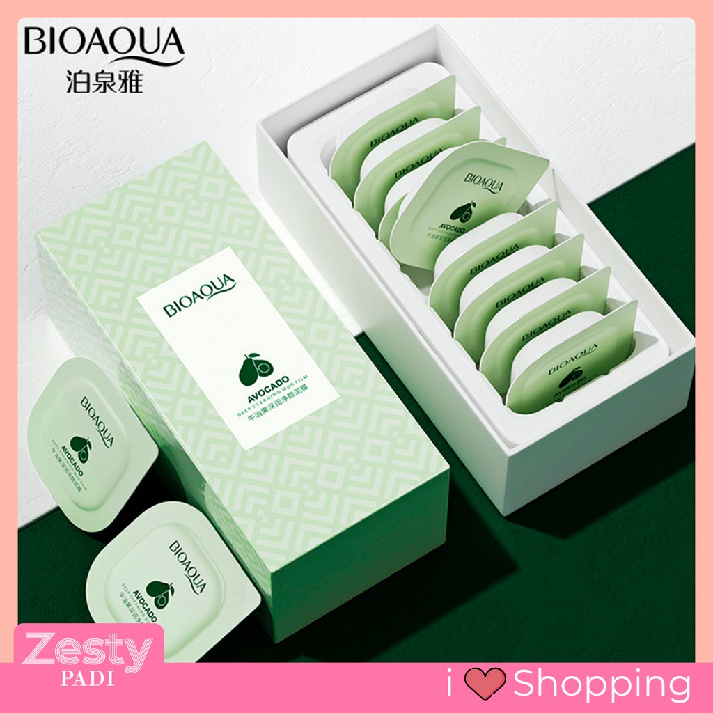 Ready Stock🤗 BIOAQUA Avocado Deep Cleansing Mud Mask 7.5g x 1 pc ...