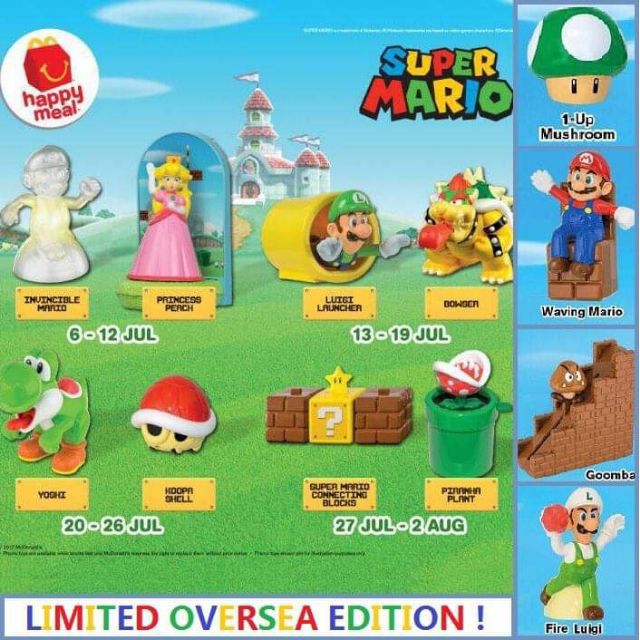 mcdonalds mario block toy