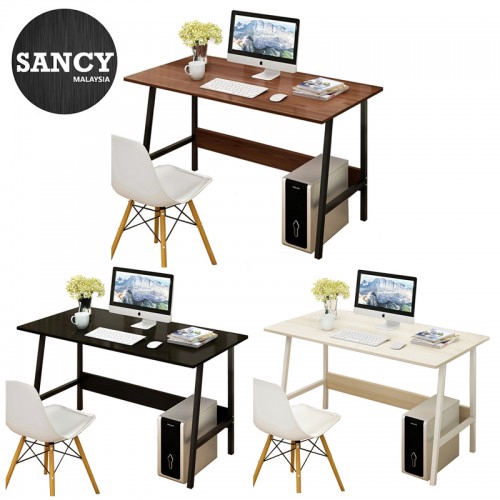 Ready Stock Sancy T Shape Desktop Wood Computer Pc Student