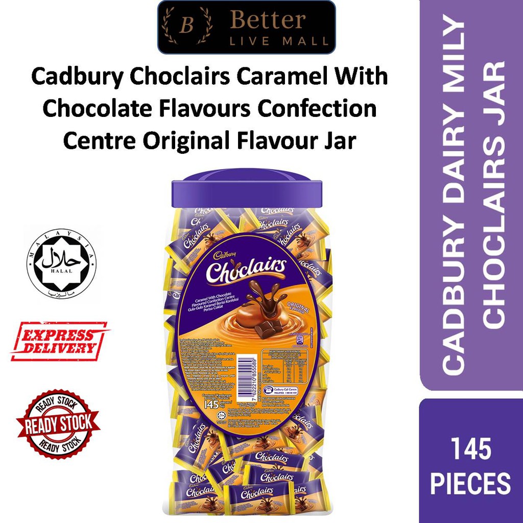 Cadbury Choclairs Caramel With Chocolate Flavours Confection Centre ...