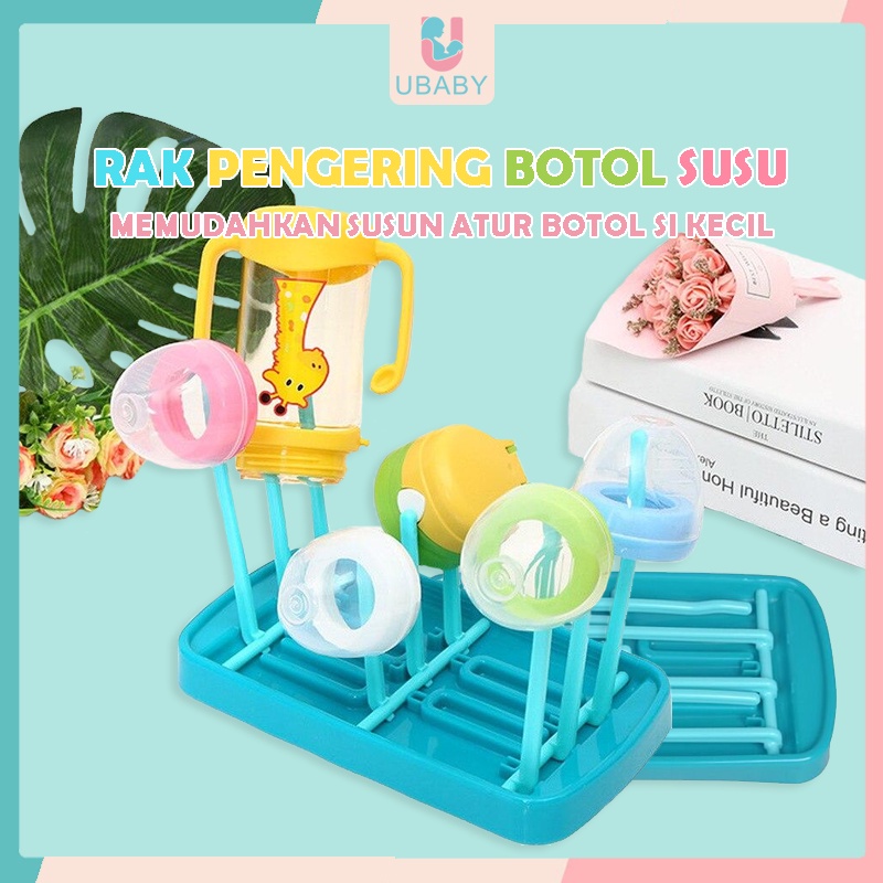 Baby Bottle Drying Rack Feeding Bottle Storage Cleaning Holder Nipple Dryer Foldable Drying Rack