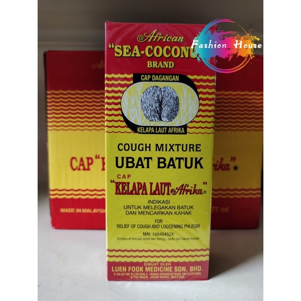 Sea Coconut Cough Mixture 177 ML (Ubat Batuk Cap Kelapa Laut)  Shopee