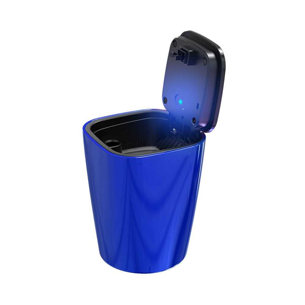 Car Ashtray Car Ashtray Cup Holder with Blue LED Light Indicator