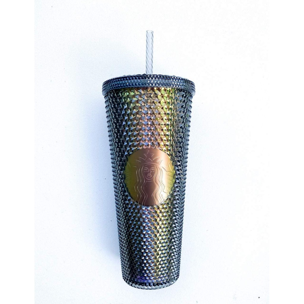 black and gold starbucks tumbler