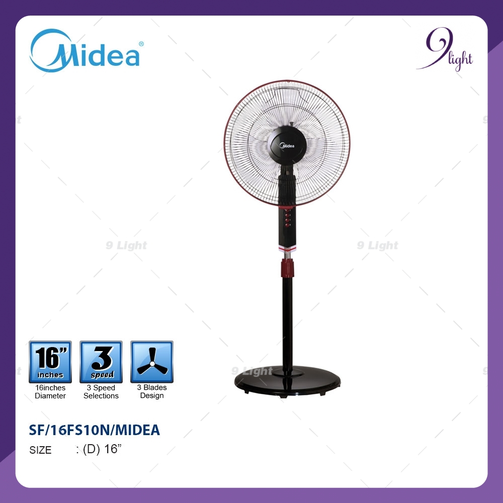 Midea Mf 16fs10n 16 Stand Fan Shopee Malaysia