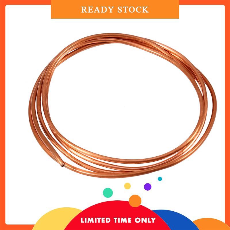 2M Soft Copper Tube Pipe for Refrigeration Plumbing OD 4mm x ID 3mm ...