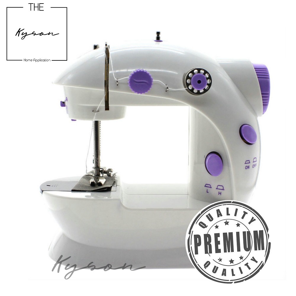 Kyson Mini Portable Sewing Machine Premium With LED Lamp Mesin Jahit Mini 202 Home Sewing