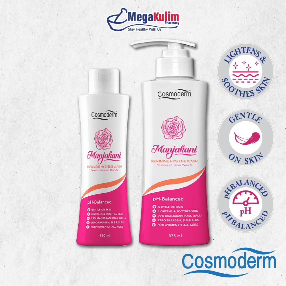 Cosmoderm Manjakani Feminine Hygiene Wash (150ml/ 375ml) Shopee Malaysia