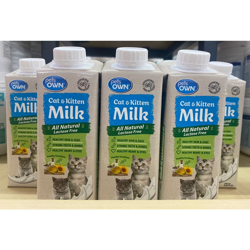 Pets Own Milk For Cat & Kitten Lactose Free Pet Milk / Susu Kucing