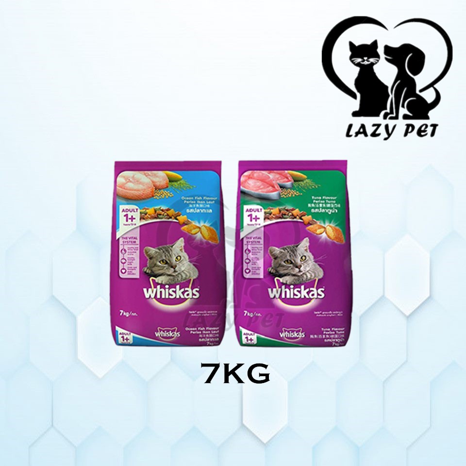Whiskas Ocean Fish / Tuna Dry Cat Food 7kg Shopee Malaysia