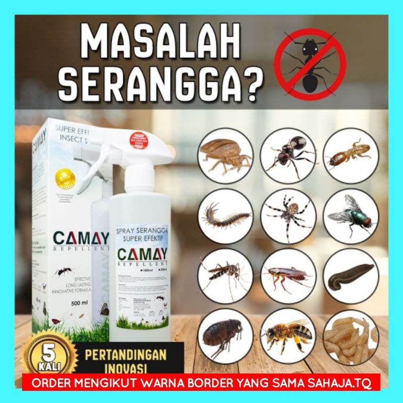 Spray Serangga Kutu Labah Labah Semut Hama Lipas Pepijat Pacat Ulat Pepijat Nyamuk Lipan Lintah Lalat Cicak Tikus Shopee Malaysia